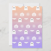 Halloween Niedliches Baby Panda Hexe Magic Wand Einladung (Rückseite)