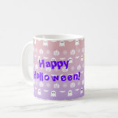 Halloween Niedliches Baby Panda Hexe Magic Wand Kaffeetasse (Vorderseite Links)
