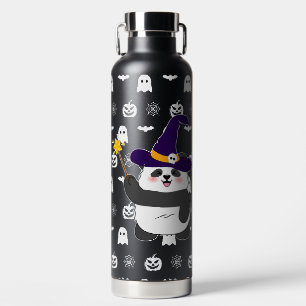 Halloween Niedliches Baby Panda Hexe Magic Wand Trinkflasche