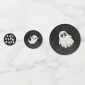 Halloween-niedliches beängstigendes GeisterParty Konfetti (Rückseiten)