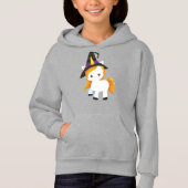 Halloween, Niedliches Einhorn, Magisches Einhorn,  Hoodie (Vorderseite)