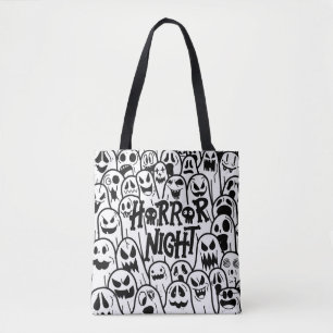 Halloween niedliches Geistersymbol in verschiedene Tasche