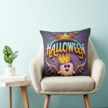 Halloween-niedliches Ghost-Wirlkissen