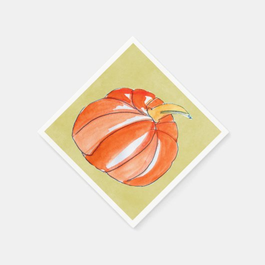 Halloween-niedliches Kürbis-Party Serviette (Ecke)