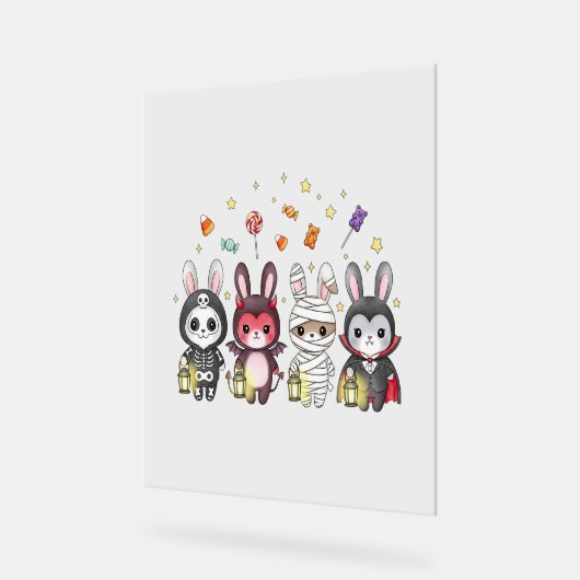 Halloween Niedliches Sonnenkostüm Acrylschild (Winkel)