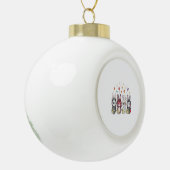 Halloween Niedliches Sonnenkostüm Keramik Kugel-Ornament (Links)