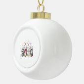 Halloween Niedliches Sonnenkostüm Keramik Kugel-Ornament (Rechts)