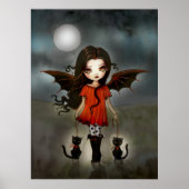 Halloween Niedliches Vampirposter Poster (Vorne)