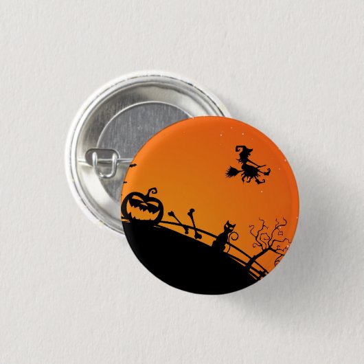 Halloween-Night-Button Button (Vorne & Hinten)