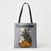 Halloween Night Castle Tasche (Vorderseite)