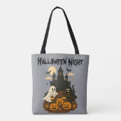 Halloween Night Castle Tasche (Rückseite)