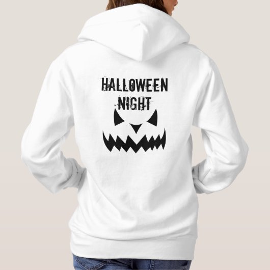 Halloween Night Evil Jack Hooded Sweatshirt (Rückseite)