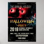 Halloween Night Flyer Poster (Vorne)