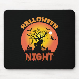 Halloween Night Geburtstag Mousepad