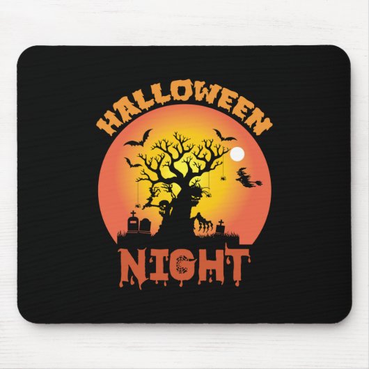 Halloween Night Geburtstag Mousepad (Vorne)