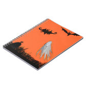 Halloween Night Ghost Spooky-Notebook Notizblock (Linke Seite)
