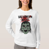 Halloween Night Ghoul Long Sleeve T - Shirt (Vorderseite)