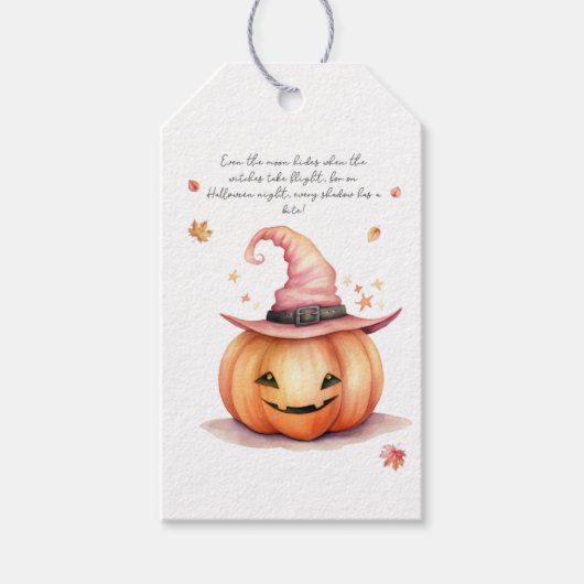 Halloween Night Gift Tags Geschenkanhänger (Vorderseite)