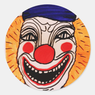 HALLOWEEN NIGHT GRUSELIGER CLOWN Aufkleber