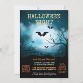 Halloween Night Halloween-Party | Einladung (Vorderseite)