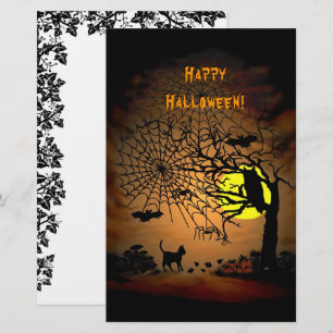 Halloween Night Happy Halloween! Briefpapier 