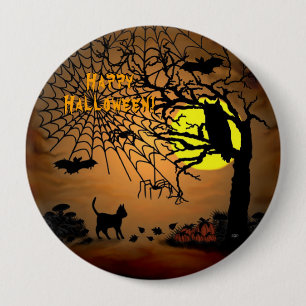 Halloween Night, Happy Halloween ! Button