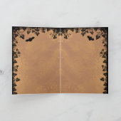 Halloween Night, Happy Halloween ! Dankeskarte (Innenseite)