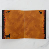 Halloween Night, Happy Halloween ! Dankeskarte (Innenseite)