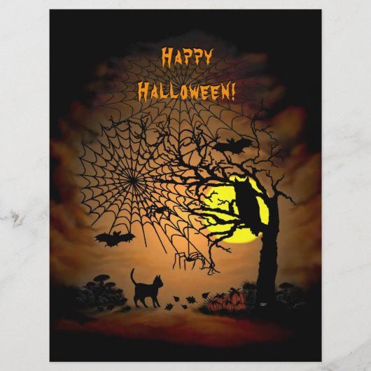 Halloween Night, Happy Halloween! Flyer (Vorne)