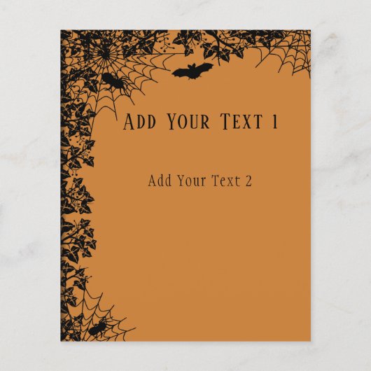 Halloween Night, Happy Halloween! Flyer (Hinten)