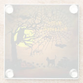 Halloween Night, Happy Halloween ! Glasuntersetzer (Rückseite)