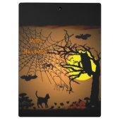Halloween Night, Happy Halloween! Klemmbrett (Rückseite)