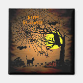 Halloween Night, Happy Halloween ! Magnet (Vorne)
