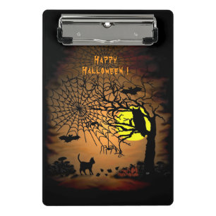 Halloween Night, Happy Halloween ! Mini Klemmbrett