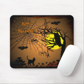 Halloween Night, Happy Halloween! Mousepad (Mit Mouse)