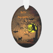 Halloween Night, Happy Halloween ! Ornament (Vorderseite)