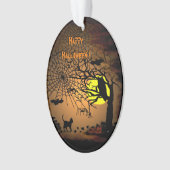 Halloween Night, Happy Halloween ! Ornament (Vorderseite)