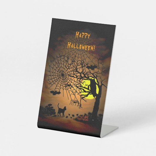 Halloween Night, Happy Halloween! Sockelschild (Vorderseite)