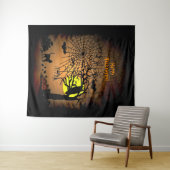 Halloween Night, Happy Halloween ! Wandteppich (Beispiel (Horizontal))