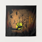 Halloween Night, Happy Halloween ! Wandteppich (Vorderseite (Horizontal))