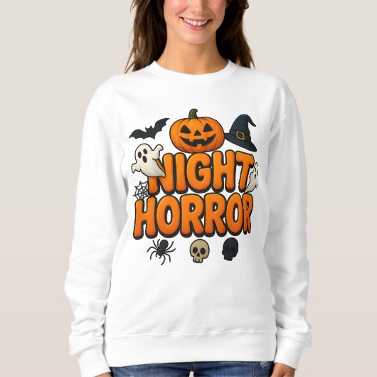 Halloween Night Horror Kleidung Spooky Unisex Sweatshirt (Vorderseite)