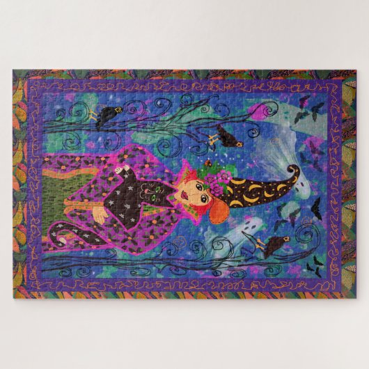 Halloween Night Jigsaw Puzzle zaubern (Horizontal)