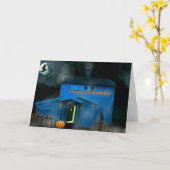 Halloween Night Karte (Gelbe Blume)