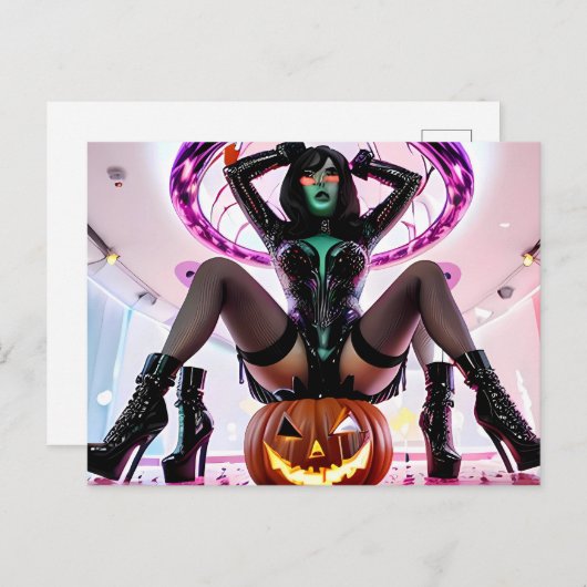 Halloween Night Lifer Postkarte (Vorne/Hinten)