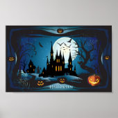 Halloween Night Magic Trick-oder-Leckerei-Landscha Poster (Vorne)