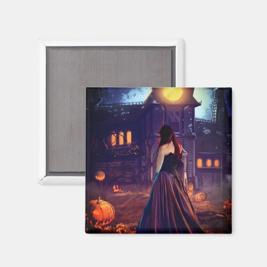 Halloween Night Magnet (Vorderseite/Rückseite)