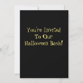 Halloween Night mit Black Cat und Jack-O' Lantern (Rückseite)