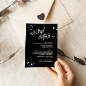 Halloween Night of the Living Wed Wedding RSVP Karte