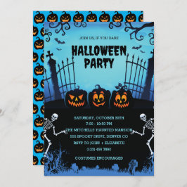 Halloween Night Party Einladung