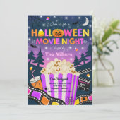 Halloween Night Party Halloween Spooktacular Einladung (Stehend Vorderseite)